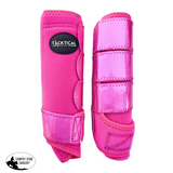 New! TACKTICAL™ FLAMINGO WITH SPARKLE VELCRO SPLINT BOOT (PAIR) - Country Scene Saddlery and Pet Supplies