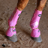 New! TACKTICAL™ PETAL PINK SPARKLE SPLINT BOOTS - Country Scene Saddlery and Pet Supplies