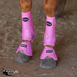 New! TACKTICAL™ PETAL PINK SPARKLE SPLINT BOOTS - Country Scene Saddlery and Pet Supplies