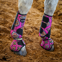 Tacktical™ Pink Sedona Splint Boots (Pair) Horse Boots & Leg Wraps