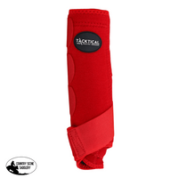 New! Tacktical™ Red Splint Boots (Pair) Horse Boots & Leg Wraps