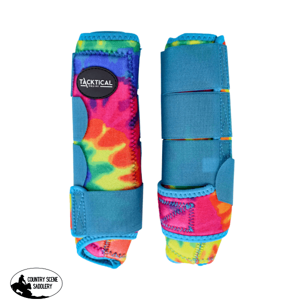 New! Tacktical™ Tie Dye Spllnt Boots (Pair) Horse Boots & Leg Wraps