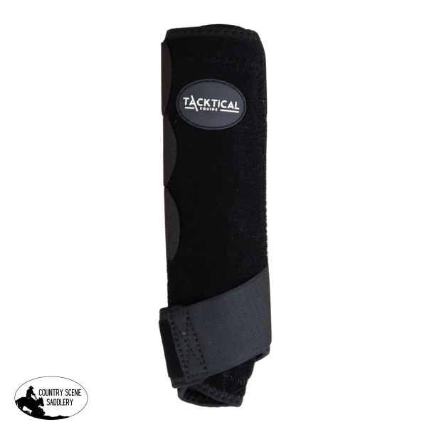 New! Tacktical™ Black Bell Boots (Pair) Horse Boots & Leg Wraps