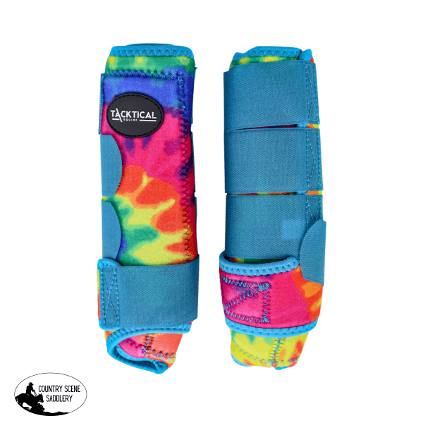 New! Tacktical™ Tie Dye Spllnt Boots (Pair) Horse Boots & Leg Wraps