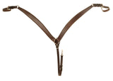 Tapered Breast Plate, Dark Oil - Country Scene Saddlery and Pet Supplies