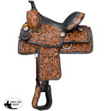 NEW! The Royal King Youth Priddy Pleasure Saddle Gullet: 7½’ FQHB 10 Y / Wide Gullet: 7.5 ’ Cowboy Roper