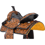 NEW! The Royal King Youth Priddy Pleasure Saddle Gullet: 7½’ FQHB Cowboy Roper