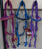 Tough One Braided Cord Bridle With Bling - Country Scene Saddlery and Pet Supplies