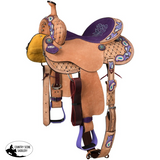 New! Tough1 Americana Barrel Saddle - 15 - Tough! Barrel