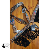 New! Tough1 Delilah 3-Piece Tack Set - Full/cob - Tack Sets