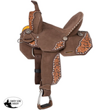 NEW! Tough1 Milo Overlay Saddle youth brown - Country Scene Saddlery and Pet Supplies