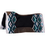 New! Tough1 Pachanga Wool Contour Saddle Pad - Western Pad