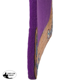 New! Tough1 Purple Paisley Saddle Pad | Country Scene Saddlery - 28’’ x 28’’ x 1’’ - Tack Sets