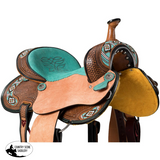 New! Tough1 Taos Barrel Saddle - 15 - Tough! Barrel