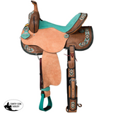 New! Tough1 Taos Barrel Saddle - 15 - Tough! Barrel