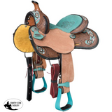 New! Tough1 Youth Taos Barrel Saddle - 12 - Tough! Barrel