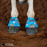 New! TURQUOISE HEAT BELL BOOTS MEDIUM / FRONT Splint Boots