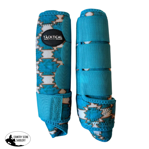 New! TURQUOISE HEAT SPLlNT BOOTS (PAIR) MEDIUM / FRONT Splint Boots