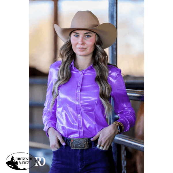 Violet Sparkle Performance Show Shirt