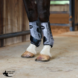 New! VIPER WITH SPARKLE VELCRO SPLINT BOOTS (PAIR) - MEDIUM / FRONT - Splint Boots