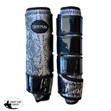 New! VIPER WITH SPARKLE VELCRO SPLINT BOOTS (PAIR) - MEDIUM / FRONT - Splint Boots