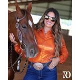 New! WATERMELON SPARKLE PERFORMANCE RODEO SHIRT