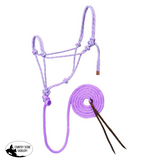 New! Weaver Halter Rope Diamond Braid - Lavender/Mint/Grey