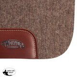 New! Weaver Premium Contoured Saddle Pad Grey - 31" x 32" - Country Scene Saddlery and Pet Supplies