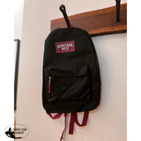 New! Western Back Pack / BLACK