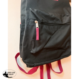 New! Western Back Pack / BLACK