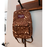New! Western Back Pack / brown