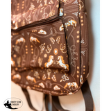 New! Western Back Pack / brown