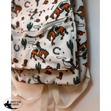 New! Western Back Pack / Cowboy