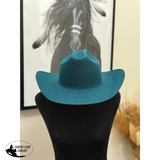New! Wilde Traveller Cowboy Hat / PEACOCK $189.00 Pre-order - Hat Accessories