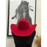 New! Wilde Traveller Cowboy Hat / RED $189.00 Pre-order - Hat Accessories