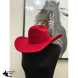 New! Wilde Traveller Cowboy Hat / RED $189.00 Pre-order - Hat Accessories