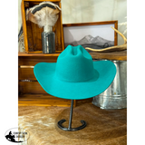 New! Wilde Traveller Cowboy Hat /TURQUOISE $189.00 Pre-order - Hat Accessories