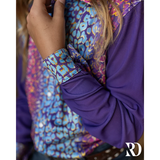 New!*YOUTH* COSMIC CHEETAH MESH SLEEVE PERFORMANCE RODEO SHIRT - Country Scene Saddlery and Pet Supplies