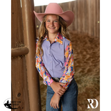 New!*YOUTH* ELECTRIC COWGIRL MESH SLEEVE PERFORMANCE RODEO SHIRT - Country Scene Saddlery and Pet Supplies