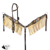 New1 Showman Limited Edition Anaconda Shimmer One Ear Headstall and Breastcollar Set Full/cob Tack Sets