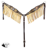 New1 Showman Limited Edition Anaconda Shimmer One Ear Headstall and Breastcollar Set Full/cob Tack Sets