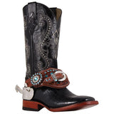 Billy Royal® Bling Ladies Large Crystal Concho Spur Straps - Country Scene Saddlery and Pet Supplies