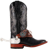Billy Royal® Bling Ladies Large Crystal Concho Spur Straps - Country Scene Saddlery and Pet Supplies