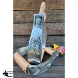 Polished Aluminum Engraved Stirrups