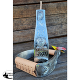 Polished Aluminum Engraved Stirrups