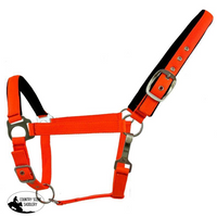 New! Nylon Adjustable Nose Halter Posted.* Horse / Orange Halters