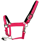 New! Nylon Adjustable Nose Halter Posted.* Horse / Pink Halters
