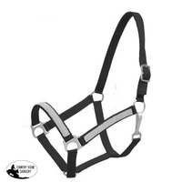 New! Nylon Halter With Crystal Posted.* Black Halters