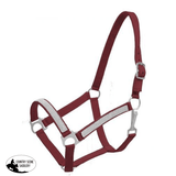 New! Nylon Halter With Crystal Posted.* Burgundy Halters