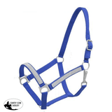 New! Nylon Halter With Crystal Posted.* Royal Blue Halters